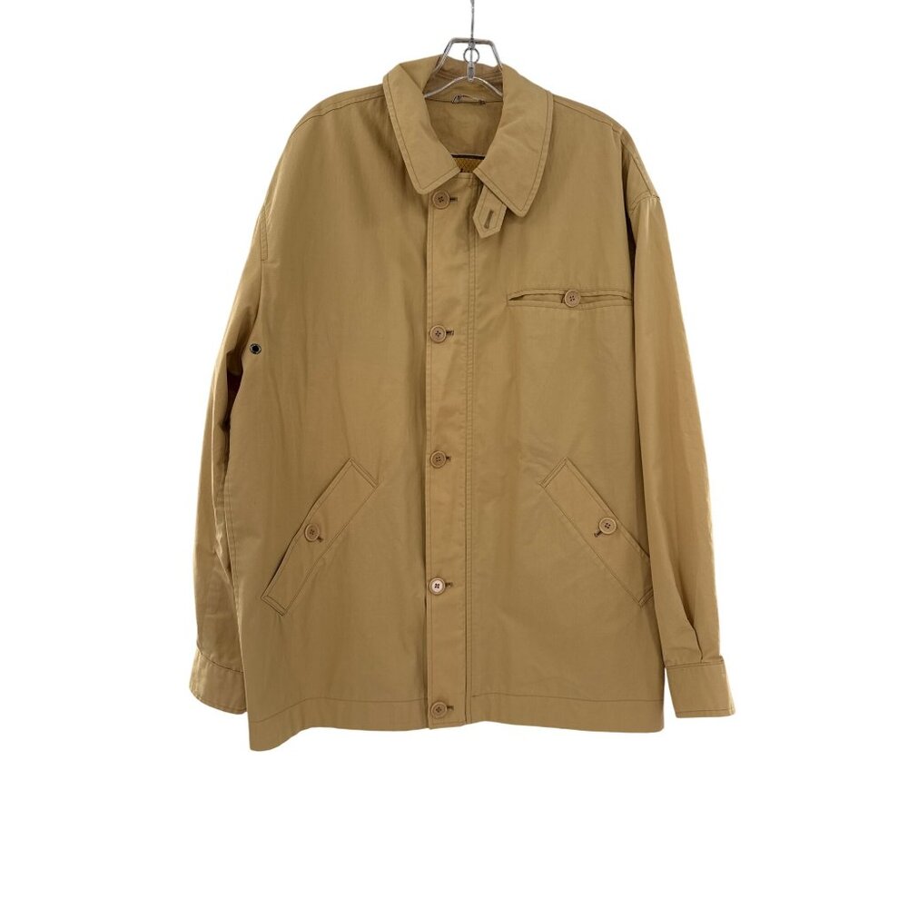 Fendi Tan Mens Medium Field Jacket authentic Italian Button Closure sz‎ 38 US